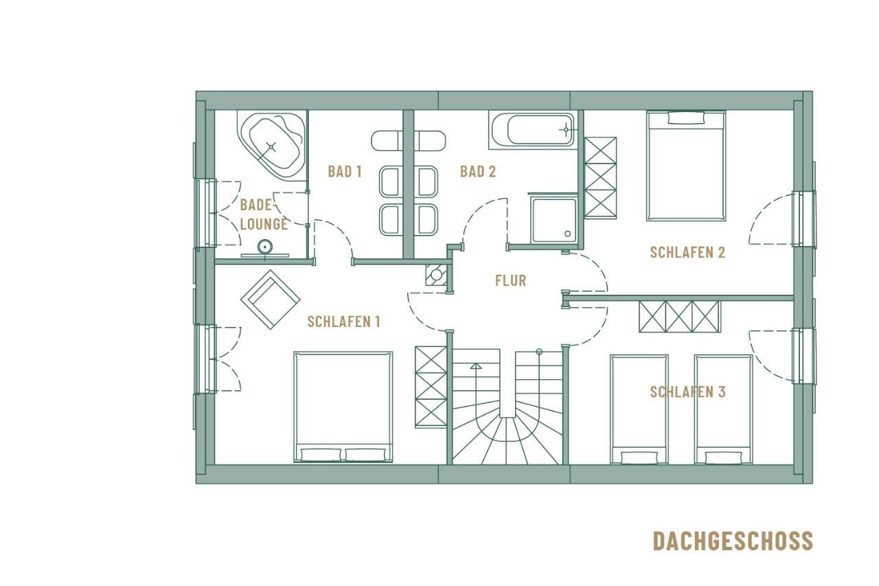 Casa vacanze Reetland Am - Luxus Reetdachvilla Mit 3 Schlafzimmern, Sauna Und Kamin F08 *